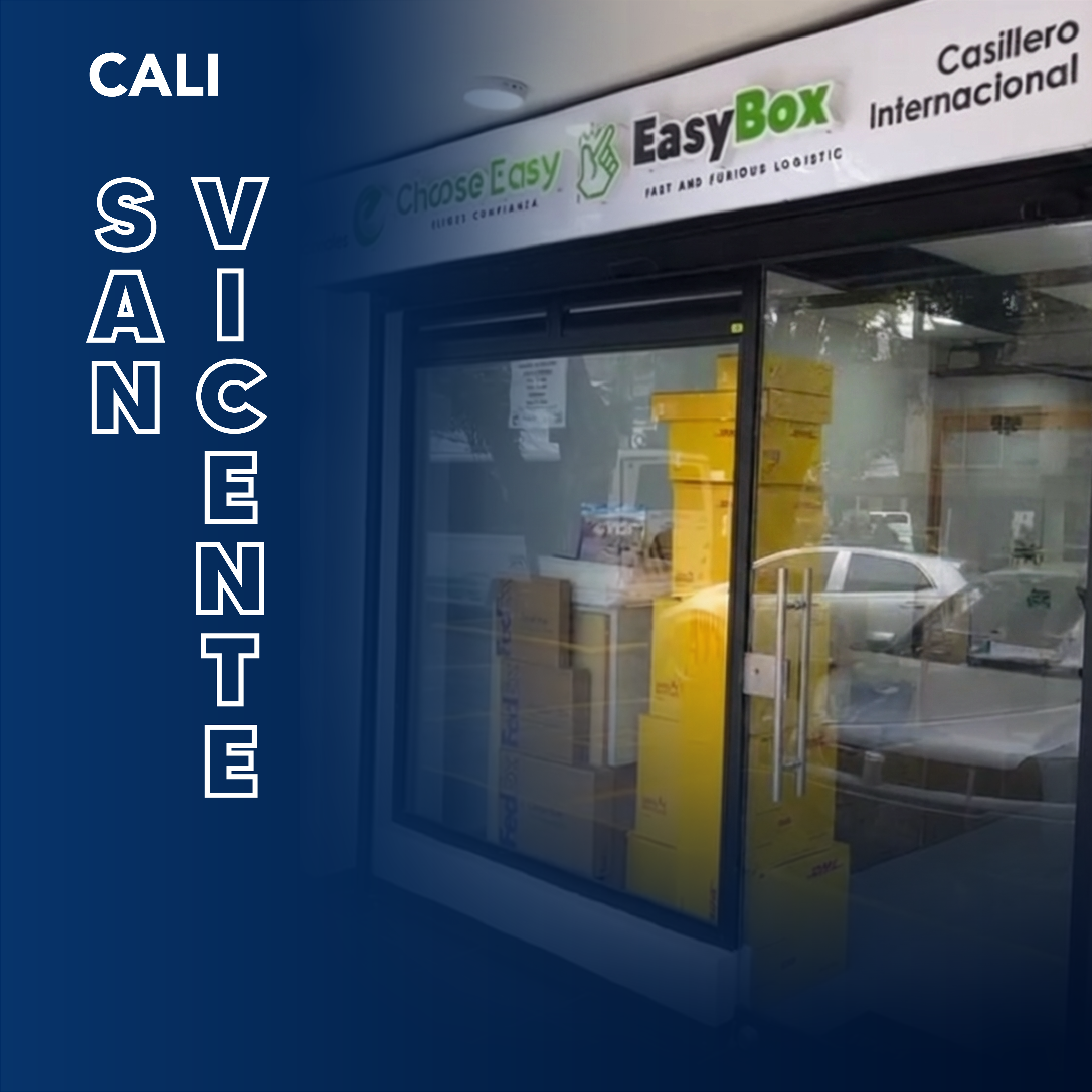 Oficina EasyBox Cali San Vicente – casillero virtual en Valle del Cauca