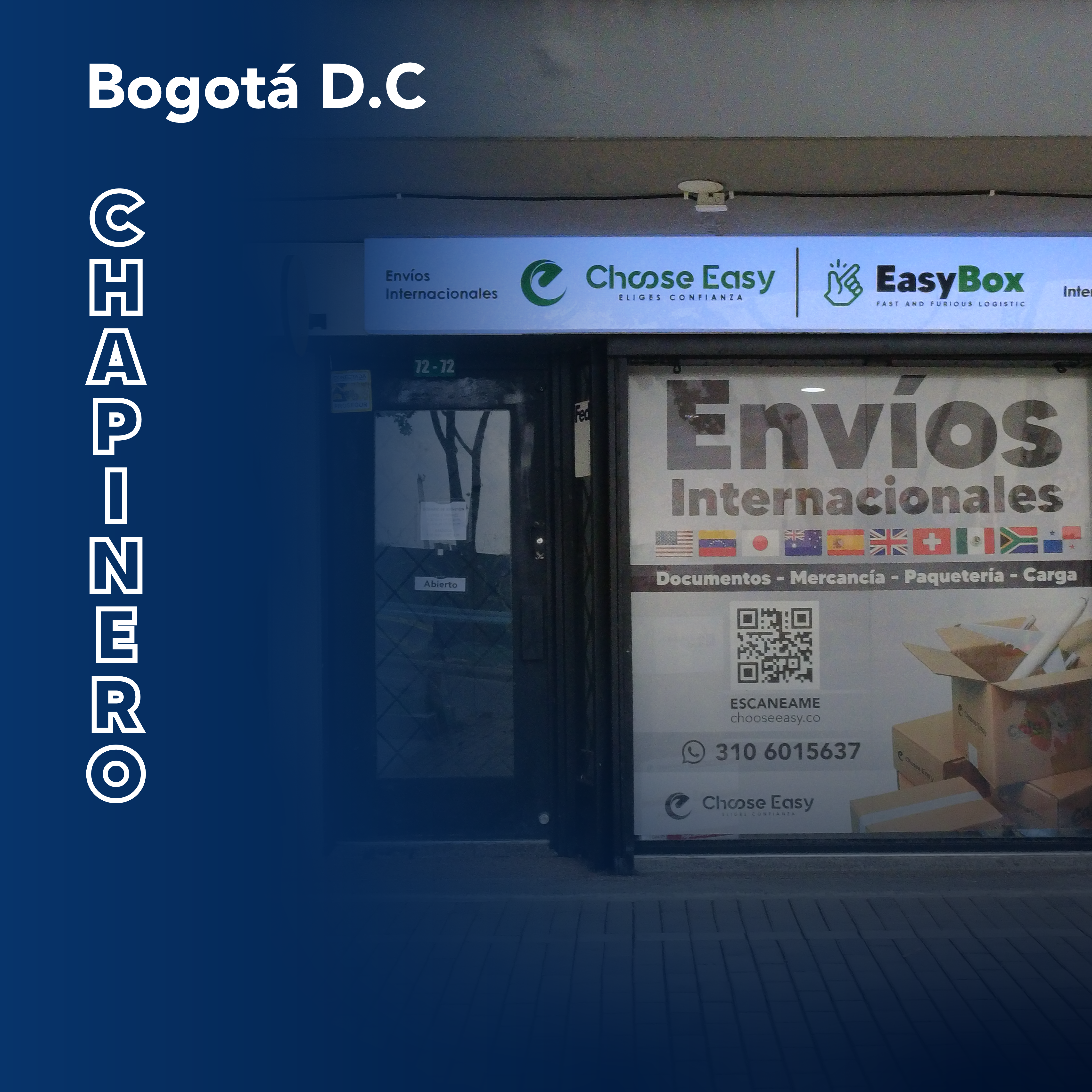 Oficina EasyBox Chapinero Av. Chile – casillero virtual en Bogotá